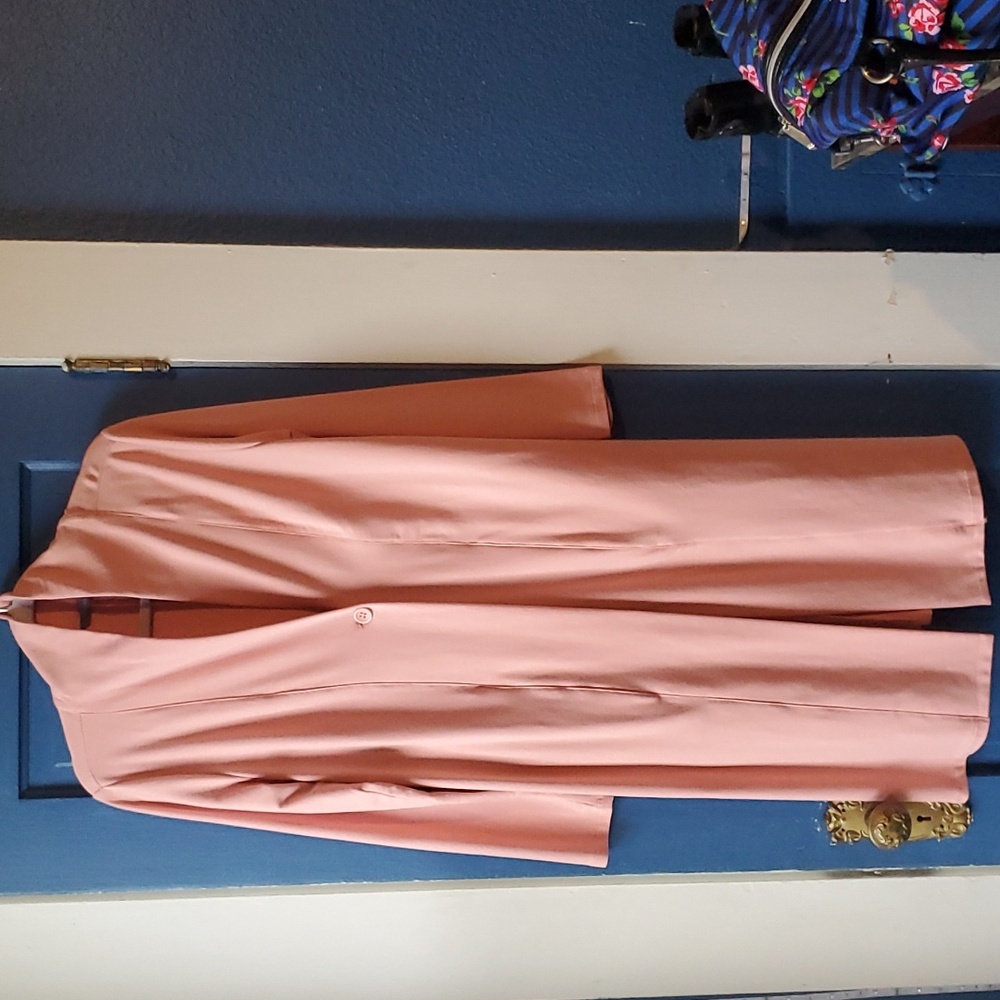 A Pink long cardigan fairly new